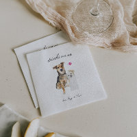 Boissons Offertes | Serviettes de mariage pour chi