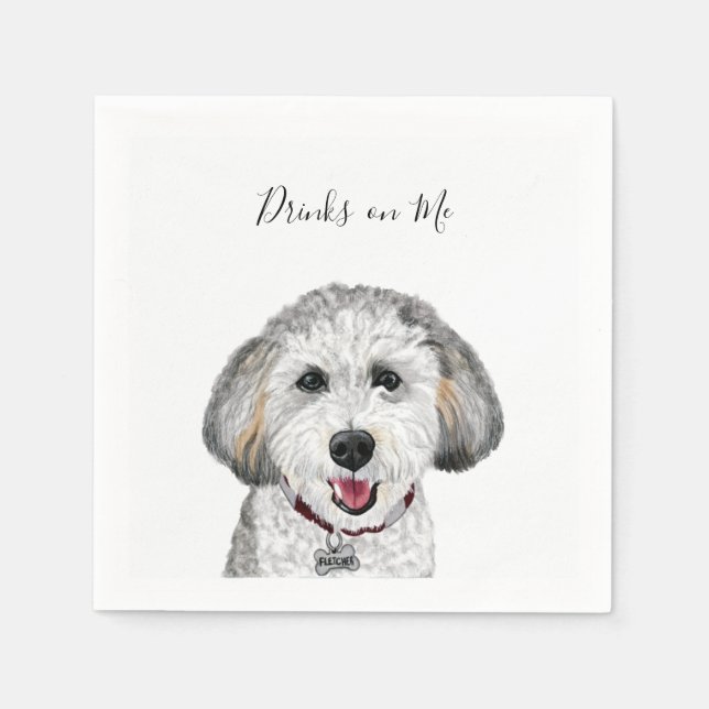 Serviette En Papier Boissons sur les serviettes Me (Devant)