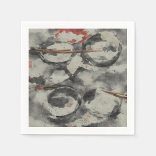 Serviette En Papier bols japonais