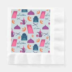 Serviette En Papier Bon Motif du Ramadan