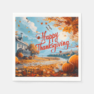 Serviette En Papier Bon thanksgiving