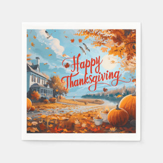 Serviette En Papier Bon thanksgiving