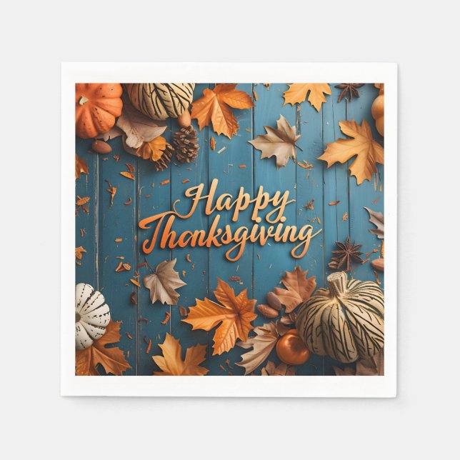 Serviette En Papier Bon thanksgiving (Devant)
