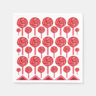 Serviette En Papier Bonbon Sucette Sucré Bonbon Sucette Fête