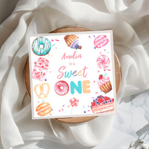 Serviette En Papier Bonbons à un beigne de bonbon Papier d'anniversair