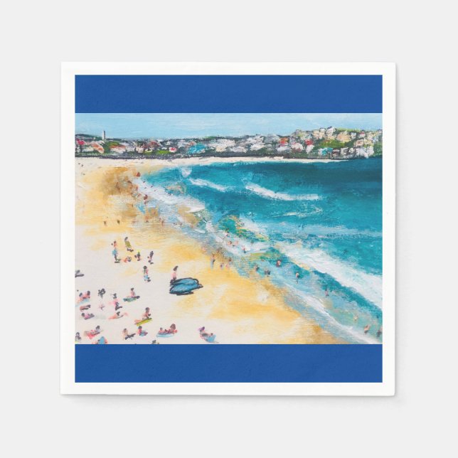 Serviette En Papier Bondi Beach été (Devant)