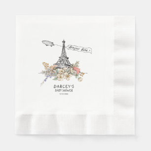 Serviette En Papier Bonjour Bebe Baby shower neutre du genre