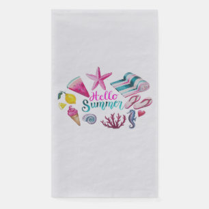 Serviette En Papier Bonjour été