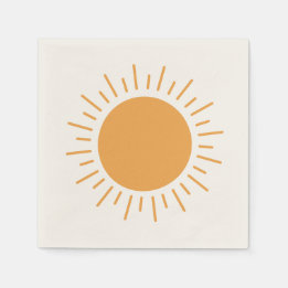 Serviette En Papier Bonjour soleil brillant mignon serviettes de douch