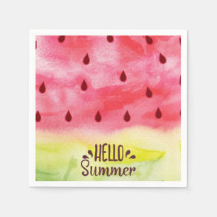 Serviette En Papier Bonjour Watermelon Naples été