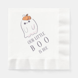Serviette En Papier Boo est due coutume fantôme citrouille serviettes