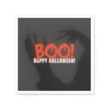 Boo halloween - Serviettes en papier, Cocktail sta