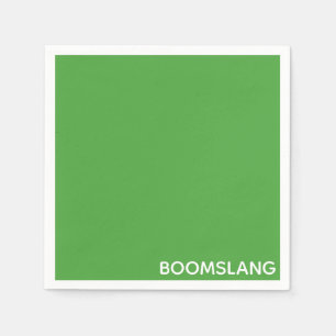 Serviette En Papier Boomslang green color