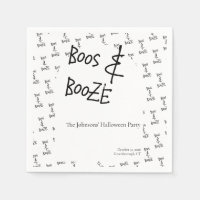 Boos et Booze Halloween Party Minimal