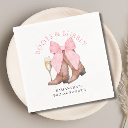 Serviette En Papier Boots Bubbly Fête des mariées occidentale