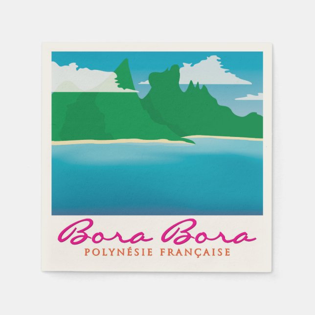 Serviette En Papier Bora (Devant)