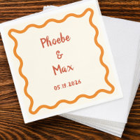 Bordure Whimsical Wavy manuscrite les années 70 Ma