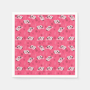 Serviette En Papier Bottes de Cowgirl & Motif Occidental Cactus