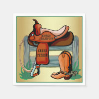 Bottes de selle du grand-père Champion Western Cow