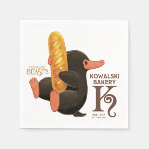 Serviette En Papier Boulangerie Kowalski - Niffler Avec Pain
