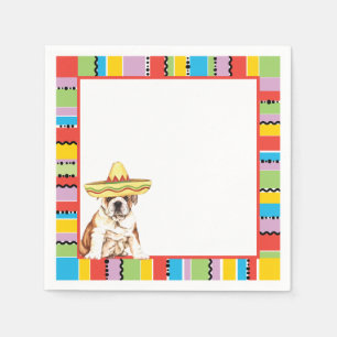 Serviette En Papier Bouledogue de fiesta