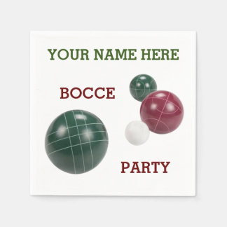 Serviette En Papier Boules de bocce en résine moderne personnalisée de