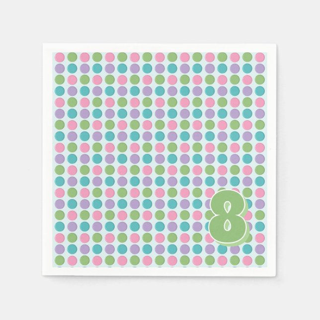 Serviette En Papier Bounce House Party (Devant)