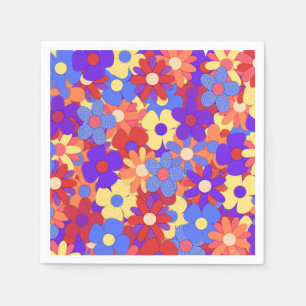 Serviette En Papier Bouquet bouillonnant serviettes