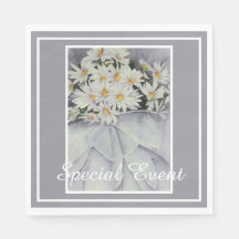 Bouquet de marguerites blanches Party