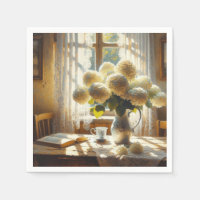 Bouquet d'hortensias vintage