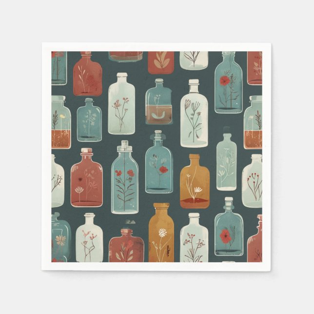 Serviette En Papier bouteille unique (Devant)