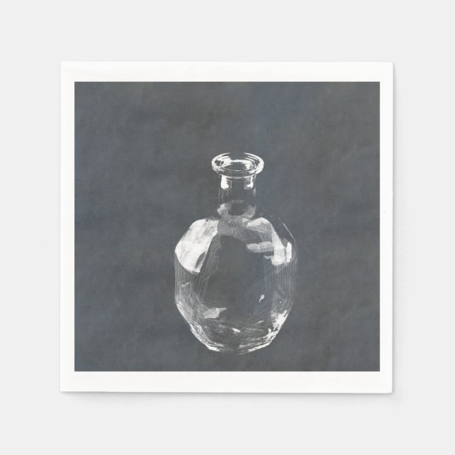 Serviette En Papier Bouteille Whisky (Devant)