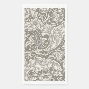 Serviette En Papier Bouton de bachelier en damassé antique de William