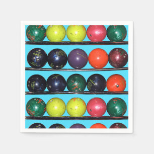 Serviette En Papier Bowling Blitz