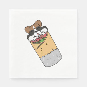 Serviette En Papier Boxer Chien Mexicain Burrito
