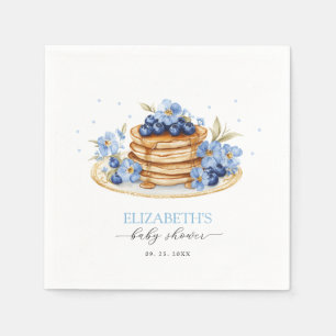 Serviette En Papier Boy Blueberry Pancake Baby Brunch Baby shower