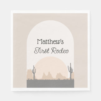 Serviette En Papier Boys Western Paper Napkin