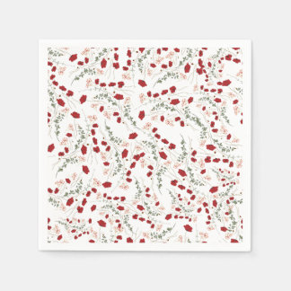 Serviette En Papier Branches et feuilles