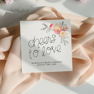 Serviette En Papier Bravo pour aimer le brunch nuptial