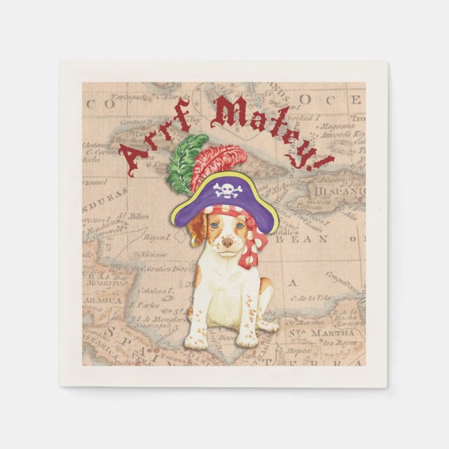 Serviette En Papier Brittany Pirate (Devant)