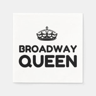 SERVIETTE EN PAPIER BROADWAY QUEEN