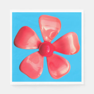 Serviette En Papier Broche à fleurs rétro - Jardin d'été de printemps
