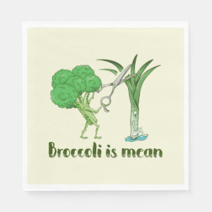 Serviette En Papier Brocoli est moyen