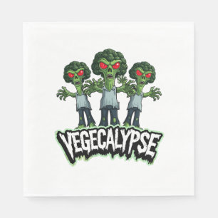 Serviette En Papier Brocoli Zombie - Vegecalypse
