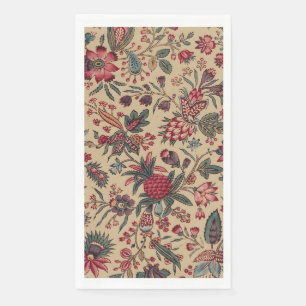 Serviette En Papier Broderie Florale Ancienne de Décoration d'Ameublem