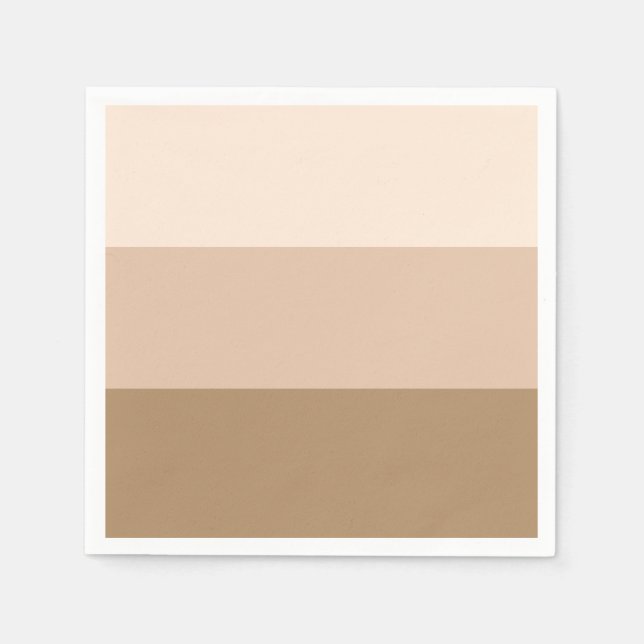 Serviette En Papier Brown Ombre strié (Devant)