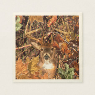 Serviette En Papier Buck d'automne Camo White Tail Deer