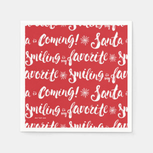 Serviette En Papier Buddy l'Elfe   Sourire est mon Motif favori