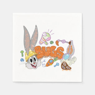 Serviette En Papier BUGS BUNNY BUILDERS™ Croquis de BUGS BUNNY™