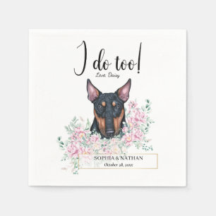 Serviette En Papier Bull Terrier Chien Mariage Cocktail Serviettes